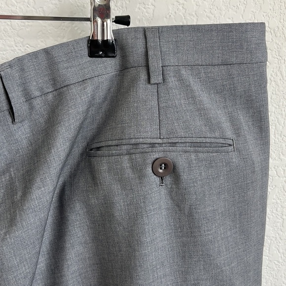 Brioni Cortina Flat FrontCuffed Pressed Seam Trousers Slacks - Picture 4 of 8